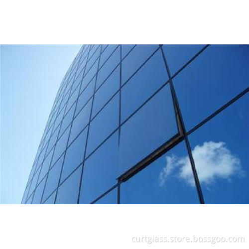 Stained Mirror Heat Reflective Glass 8mm For Commercial Bui